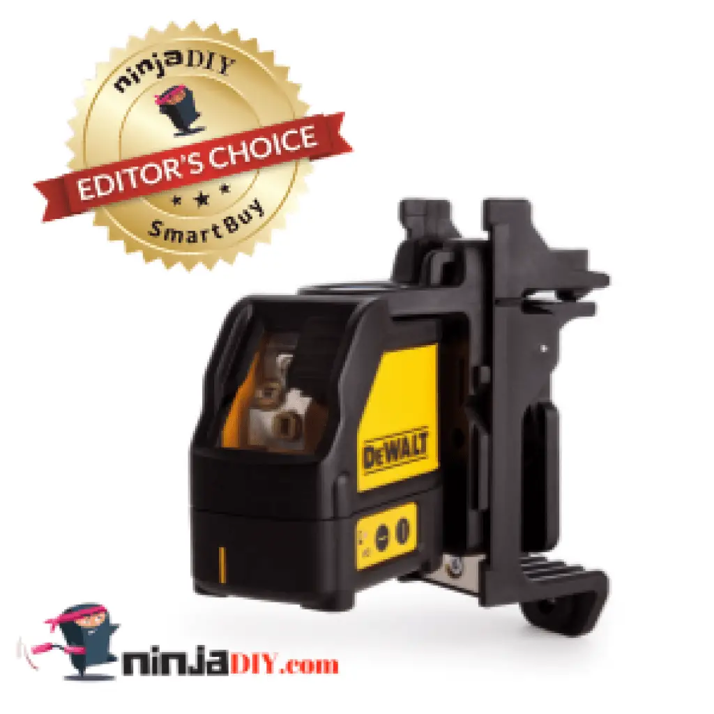 an image of the dewalt dw089 laser level which is considered to be the best laser level for electricians