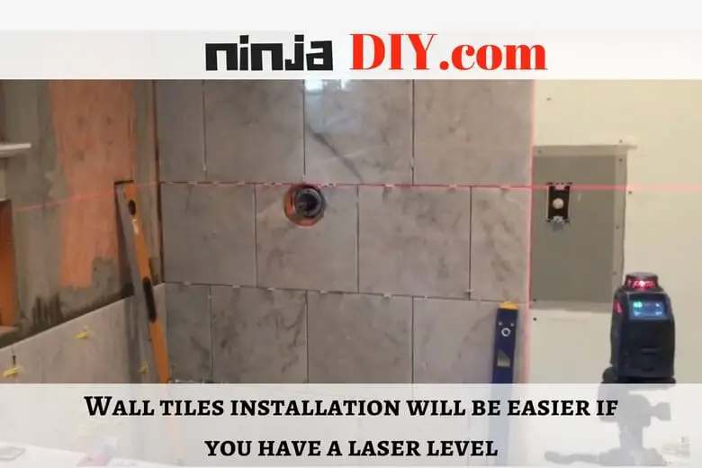 using one of the best laser levels for tiling