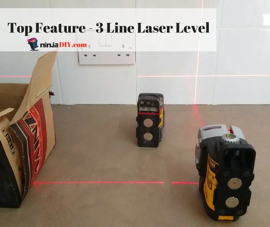 best feature on the dw089k is the 3 beam laser level 