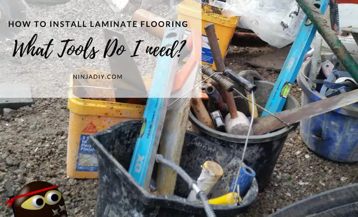 here are the tools that we are going to use to install laminate flooring