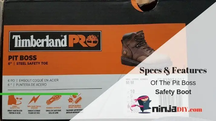 specs and features of the timberland pro pit boss boot