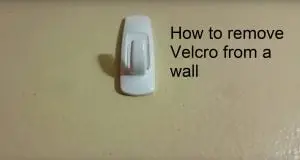how to remove velcro from the wall