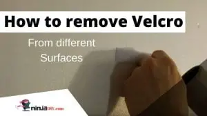 how to remove velcro from different surfaces